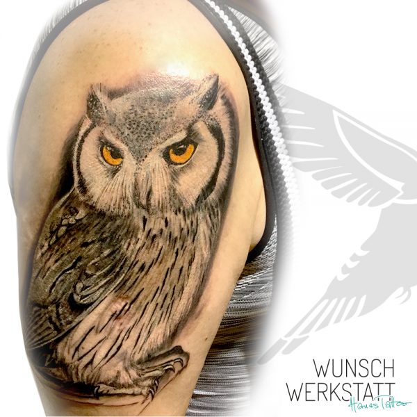 realistisches Tattoo Oberarm Wunschwerkstatt