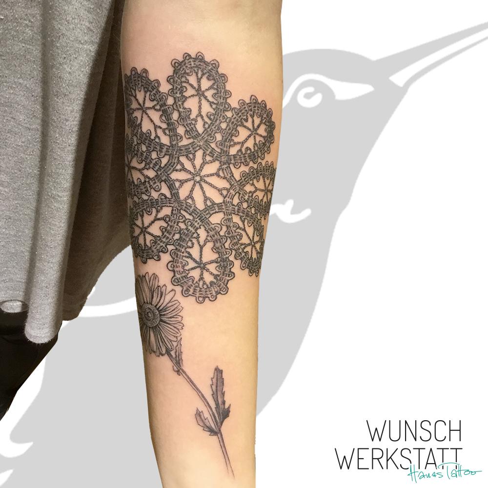 Tattoo Wunschwerkstatt Mandala auf Arm