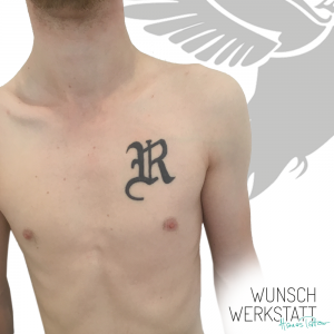 Hanas Wunschwerkstatt Tattoo Coverup Nachher - vom R zum Raben