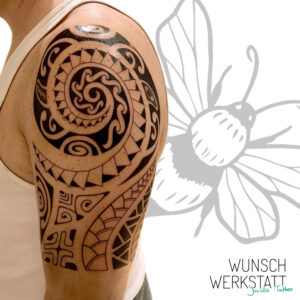 Jacob Wunschwerkstatt Würzburg Maori Oberarm Tattoo